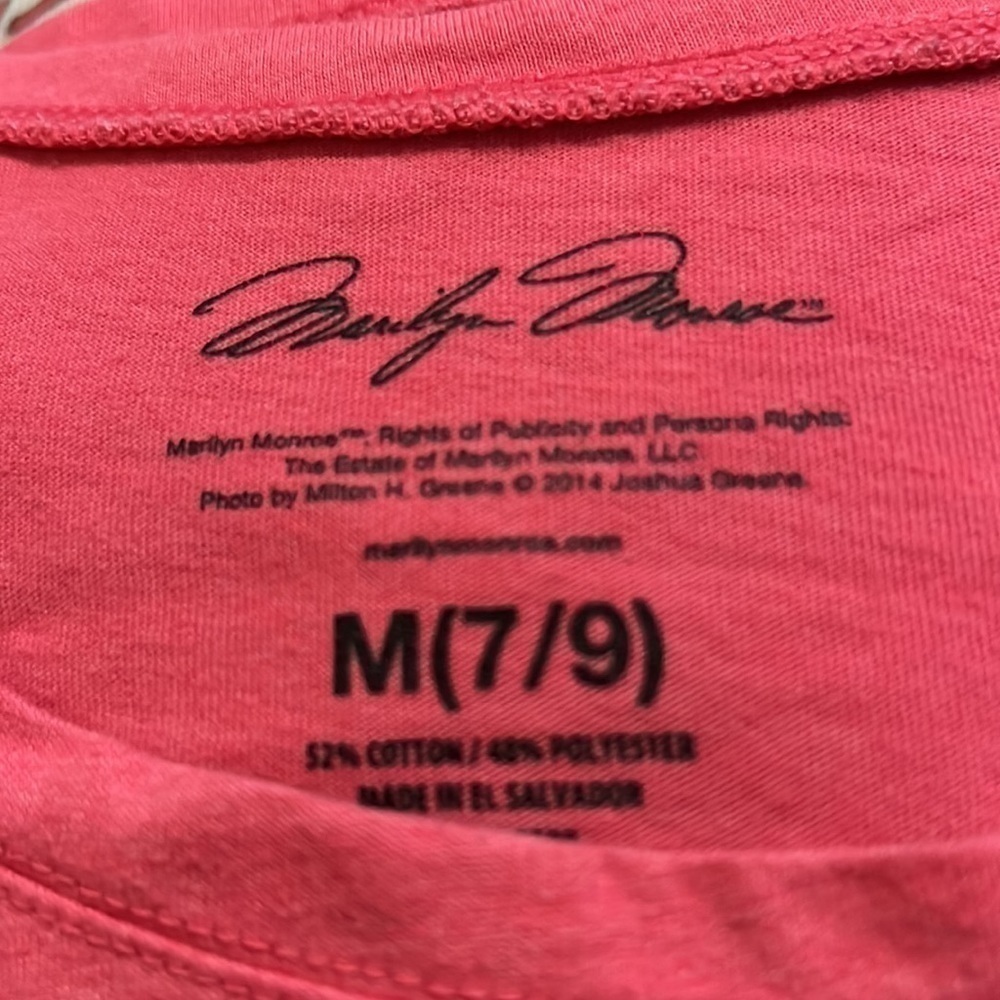 Marilyn Monroe Pink T Shirt - Picture 5 of 5